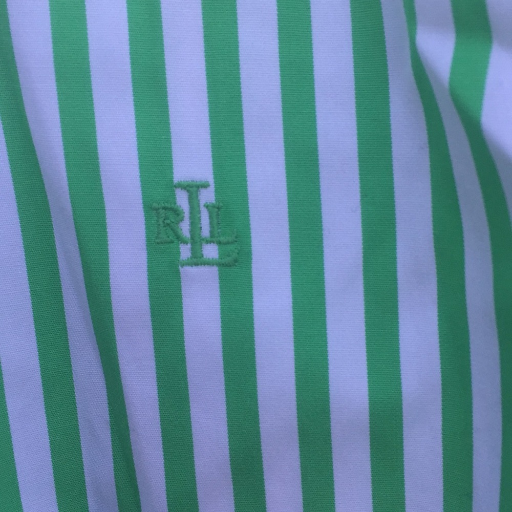 Ralph Lauren button down 3/4 sleeve